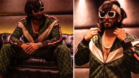 ranveer singh gucci tracksuit|Ranveer Singh finds his Chi in Rs 2.7 lakh Gucci .